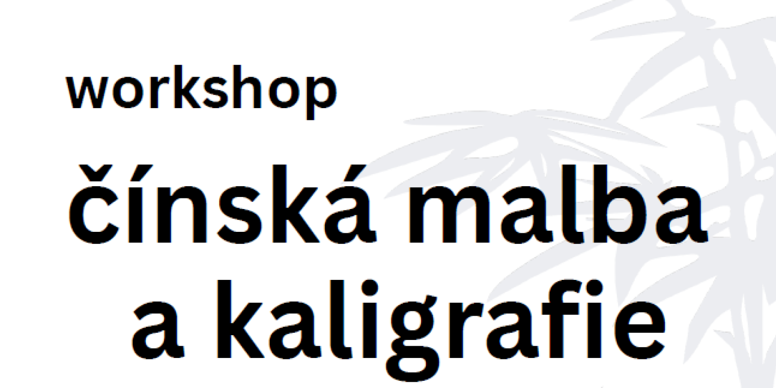 Základy čínské malby a kaligrafie