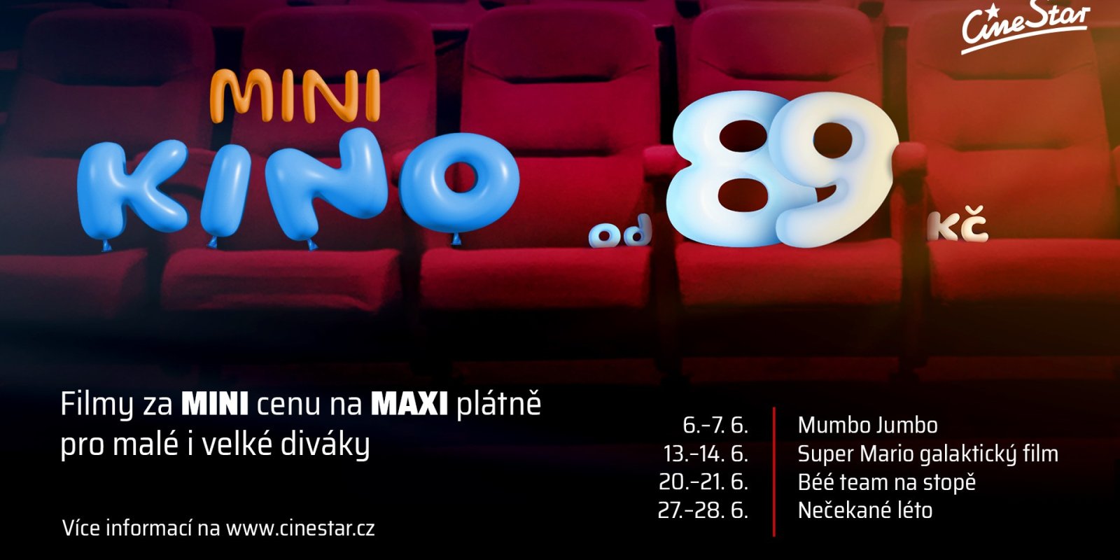 Minikino červen 2026