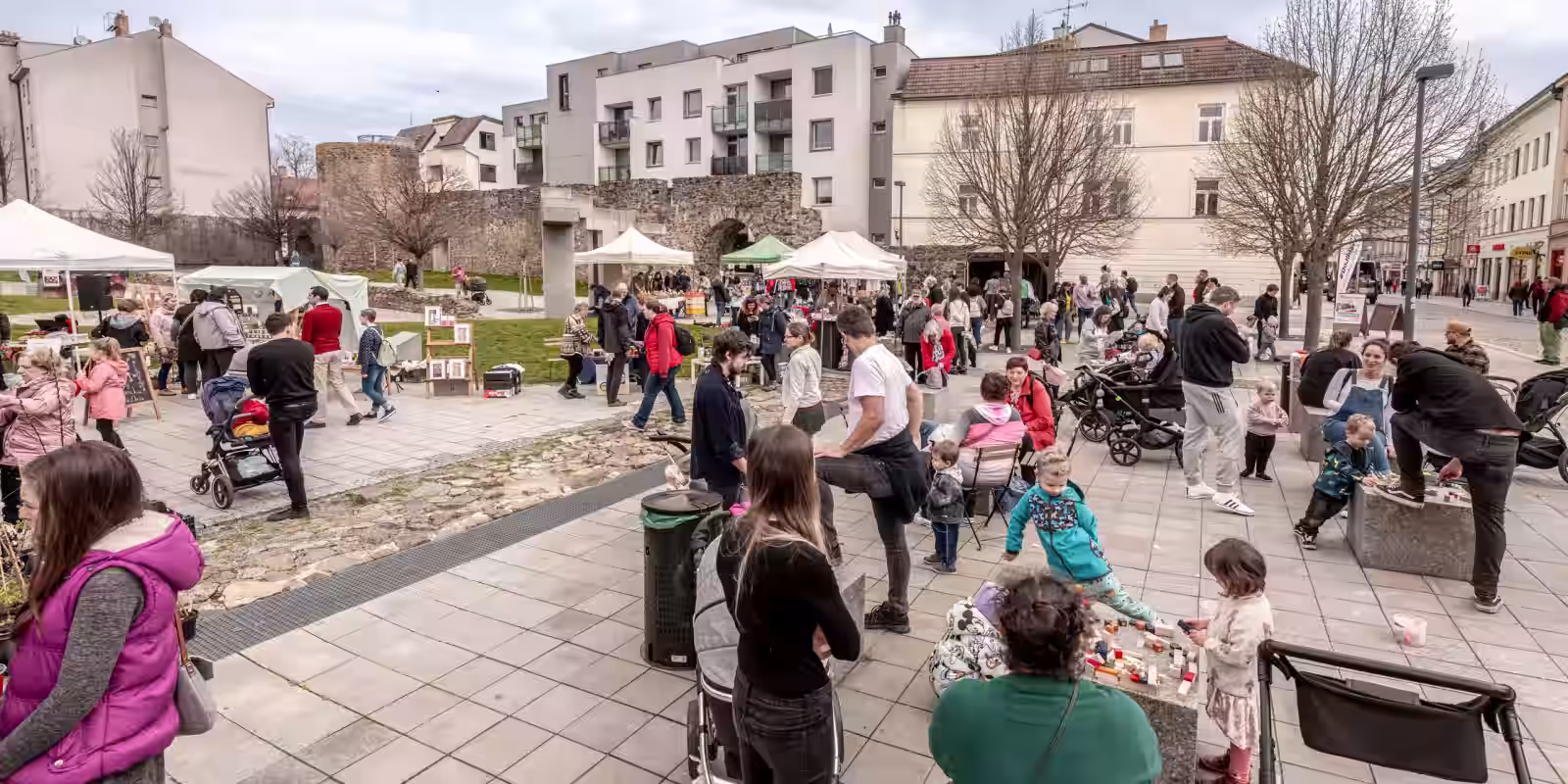 Farmářský trh v Parku Gustava Mahlera