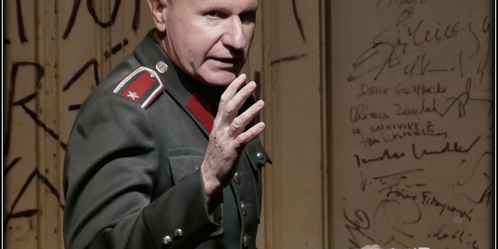 Beseda s četníkem Michalem Dlouhým