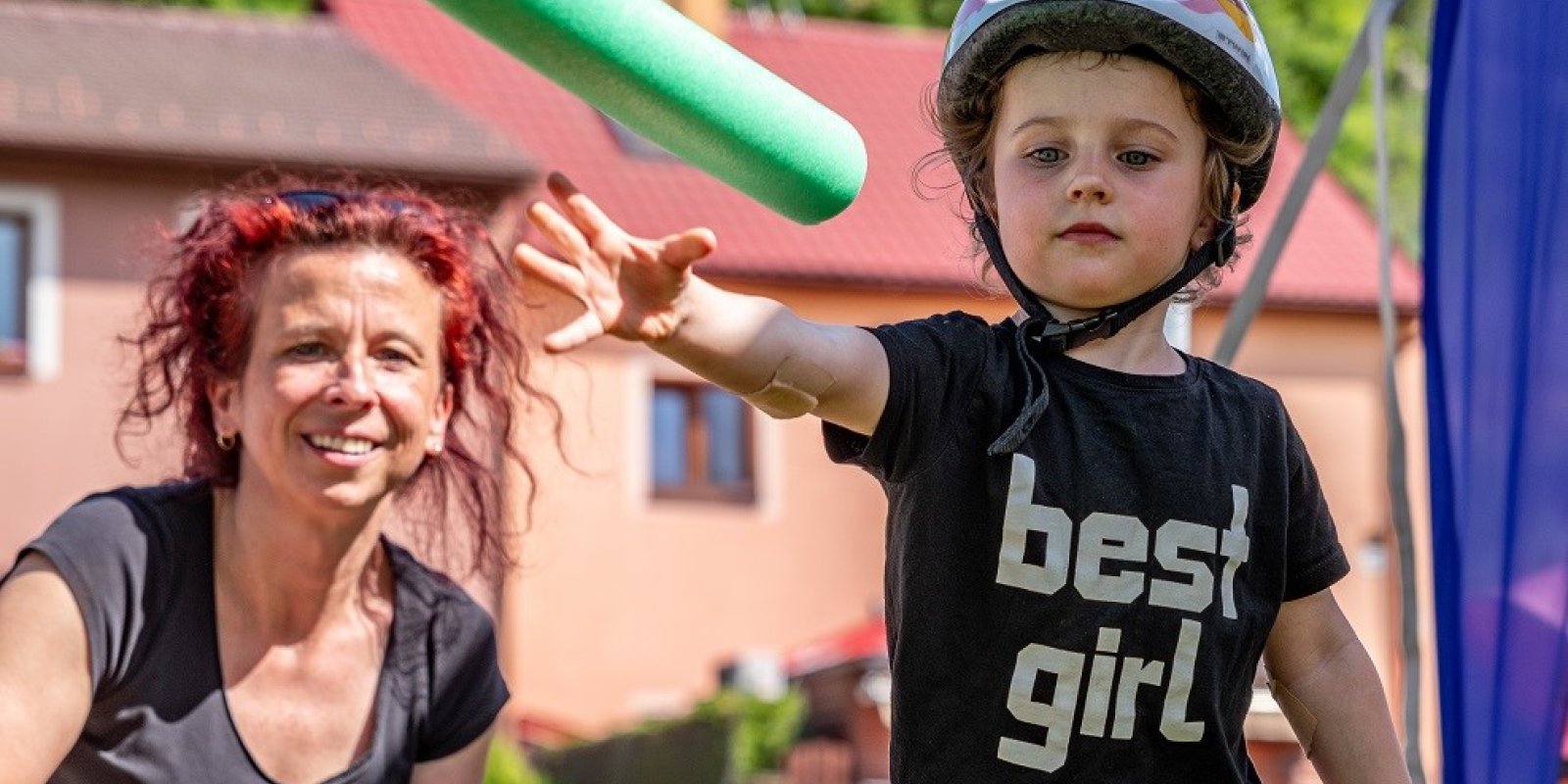 Jihlavou s dětmi na kolech