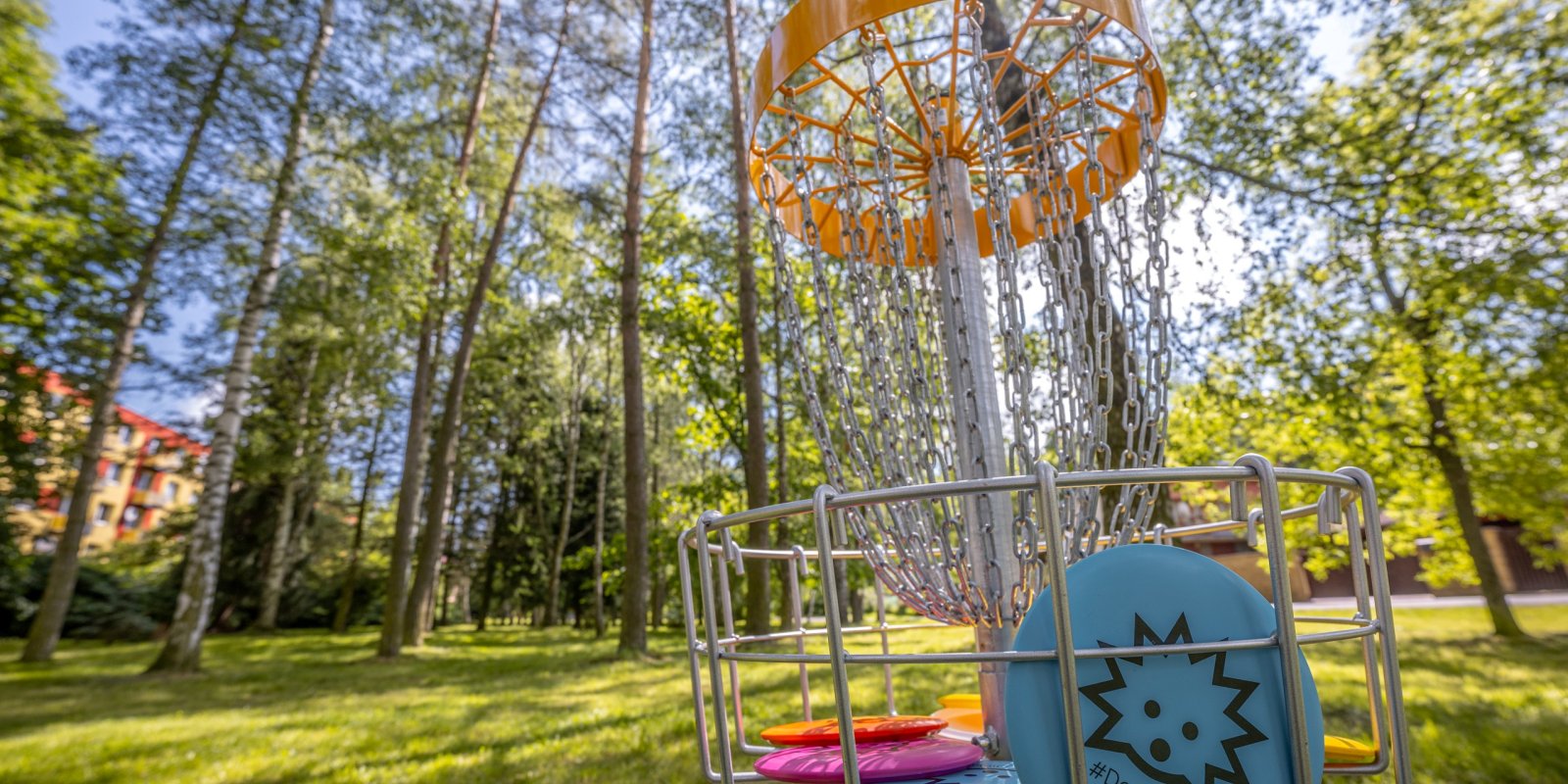 Discgolf na multigolfovém hřišti Jihlava Na Skalce