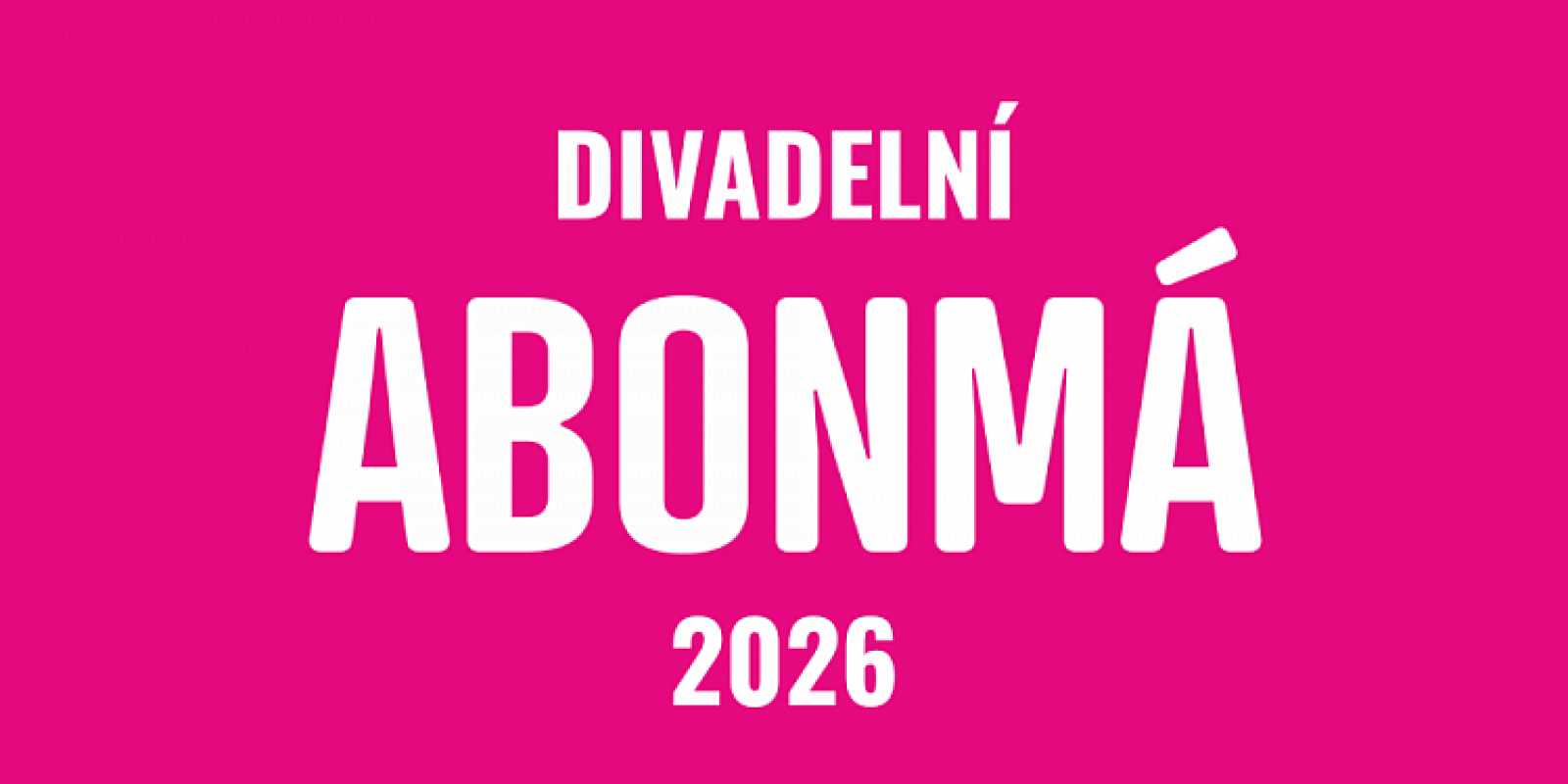 DKO Jihlava - Divadelní abonmá 2026