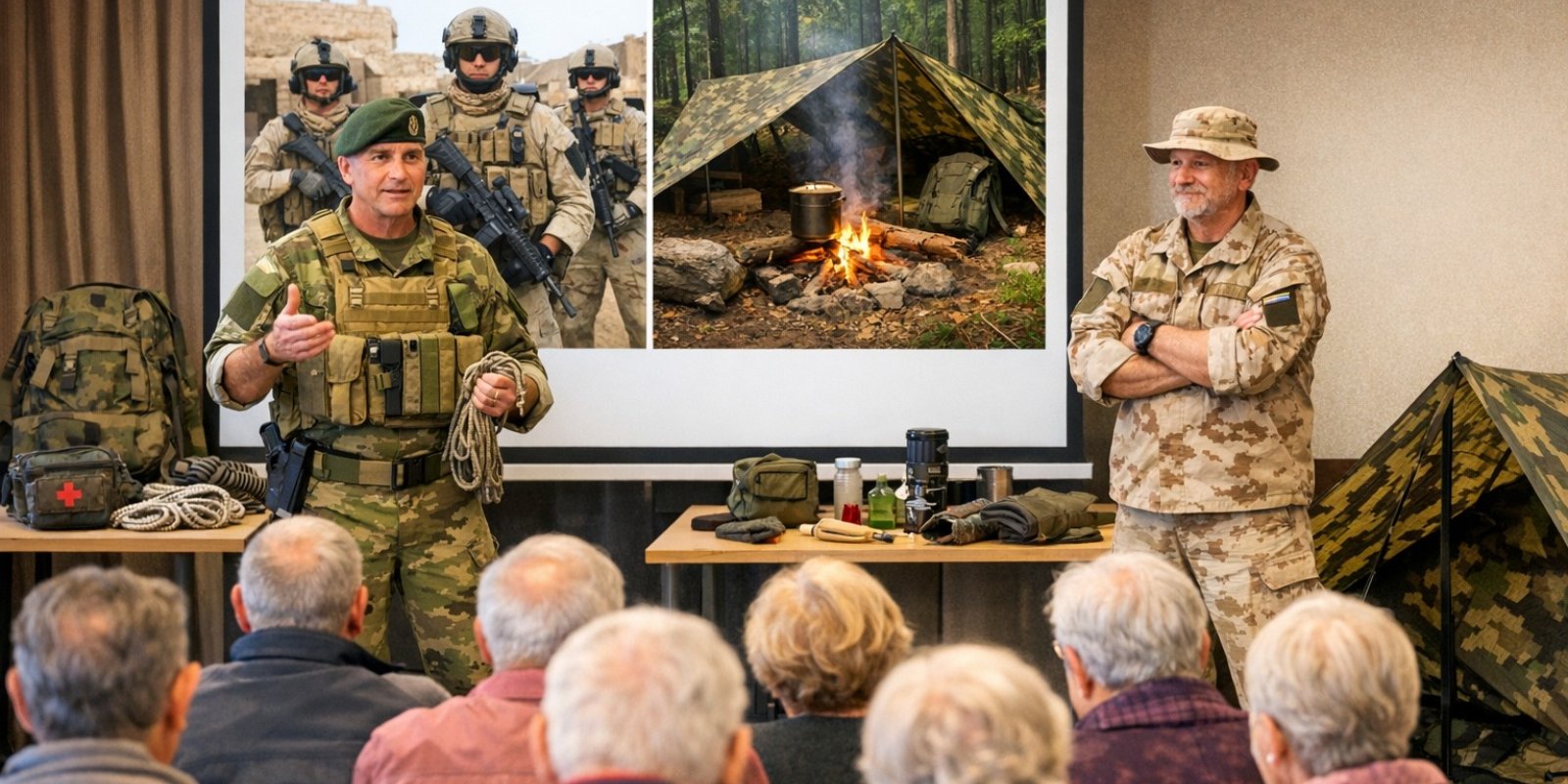 Váleční veteráni seniorům