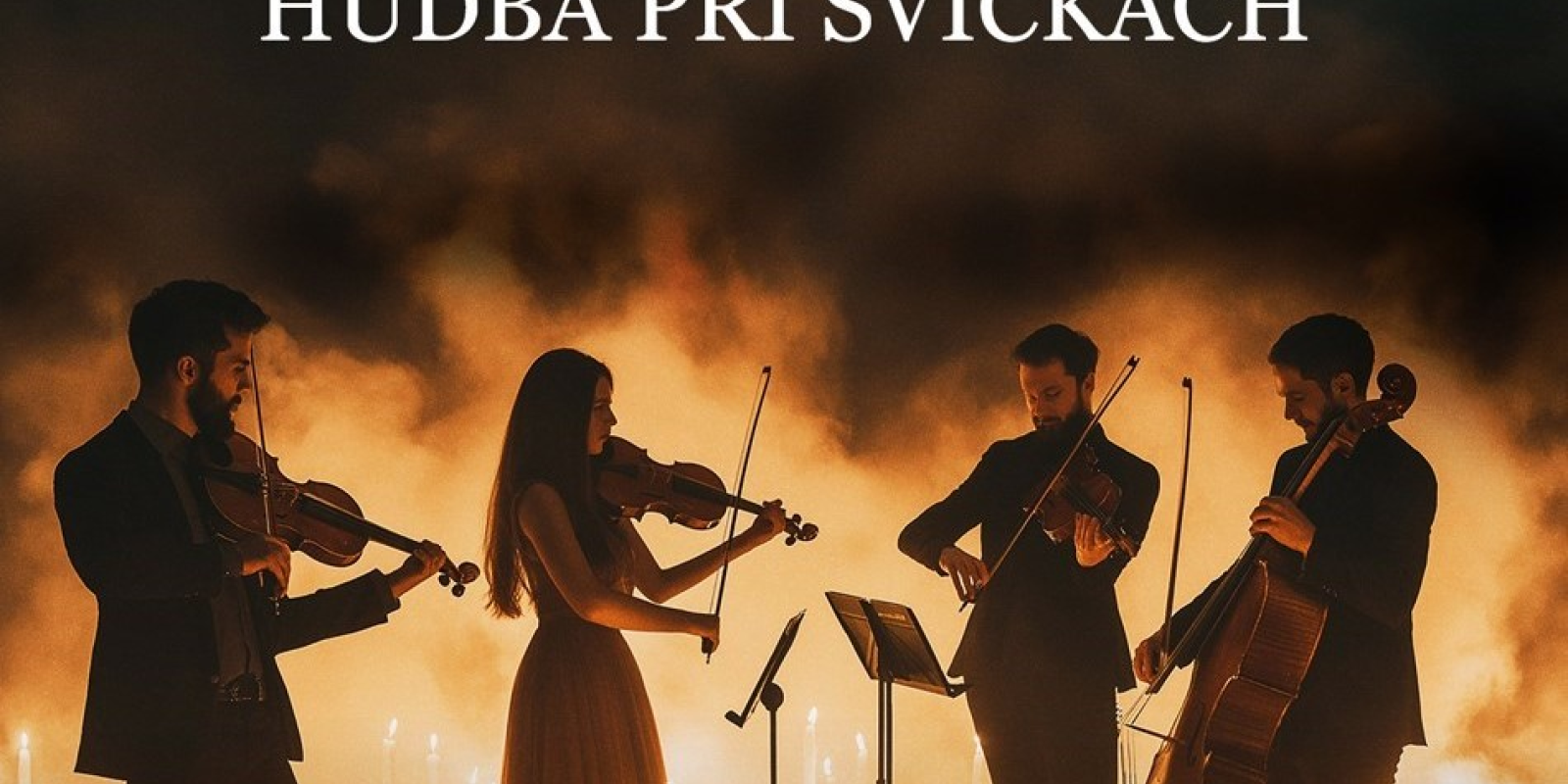  Hudba Bridgerton při svíčkách