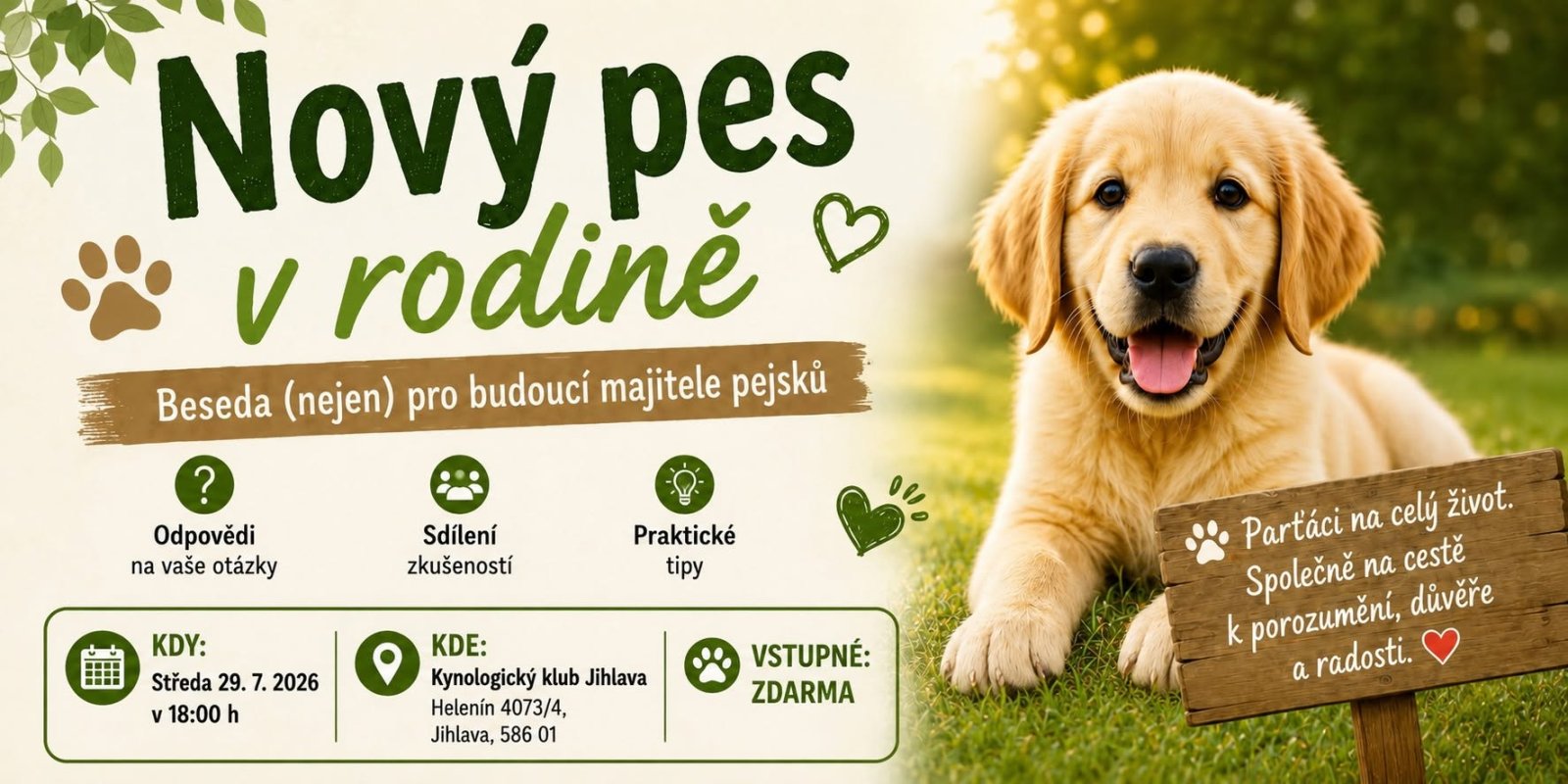Nový pejsek v rodině?