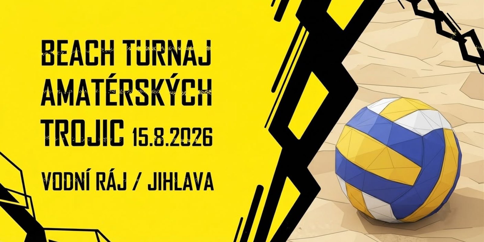 Beach turnaj amatérských trojic 2026