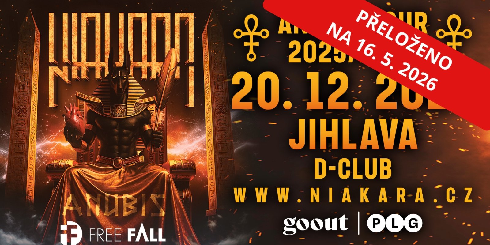 Anubis Tour 2025/2026: Niakara