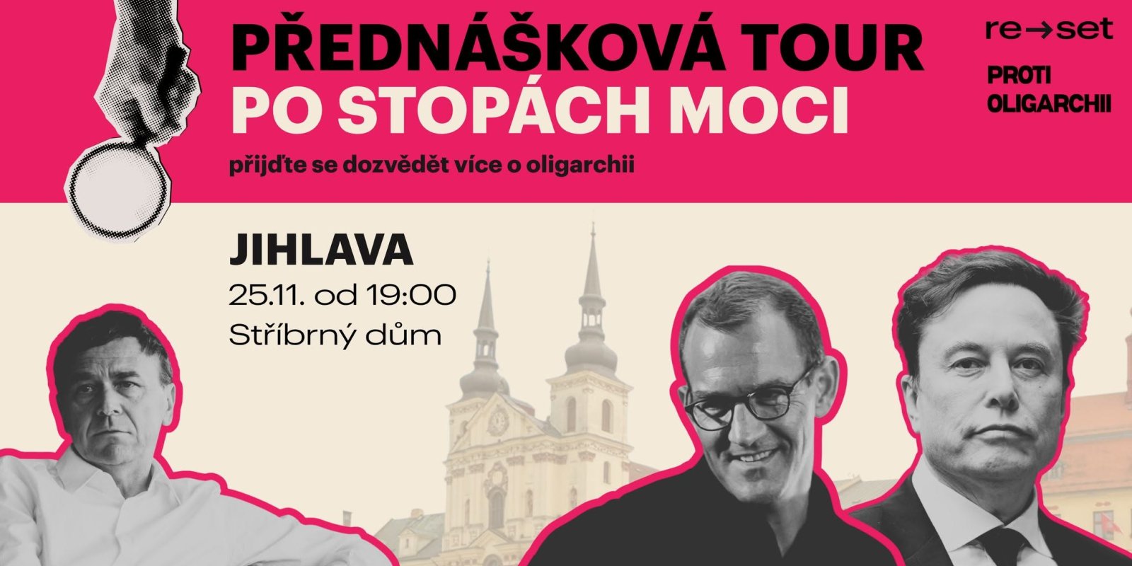 Po stopách moci - přijďte se dozvědět víc o oligarchii