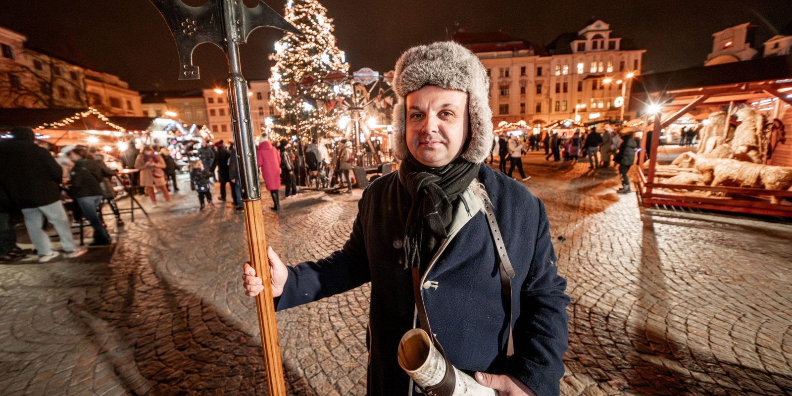 Noční putování s jihlavským ponocným za vánočními tradicemi staré Jihlavy