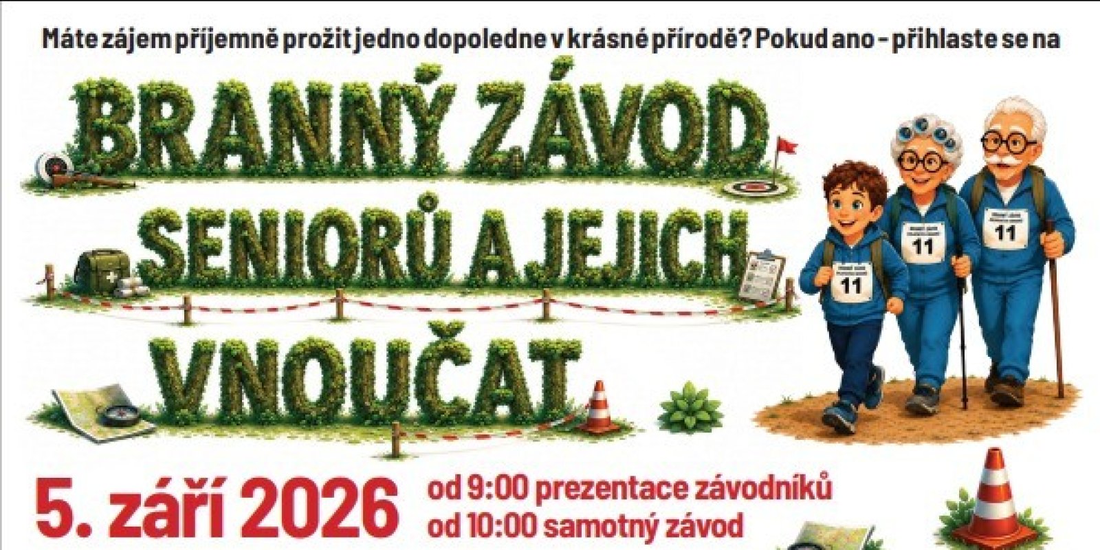 Branný závod seniorů a jejich vnoučat